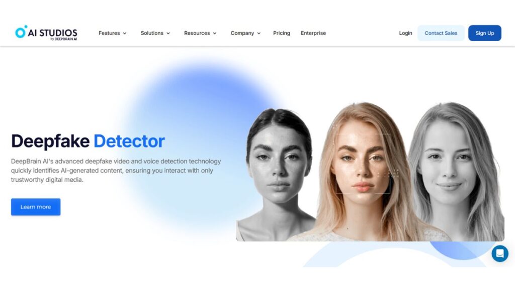 Deepbrain AI website