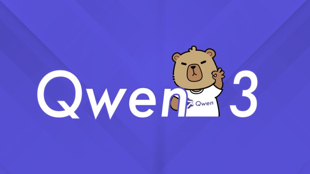 Qwen 3 AI platform interface showing multimodal capabilities including code, image and voice features