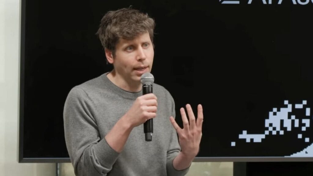 Sam Altman at AI Ascent event hosted by Sequoia Capital